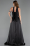 Abendkleid Lang Schwarz ABU6279