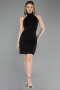 Partykleid Kurz Schwarz ABK2645