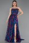 Abendkleid Lang Fuchsie ABU6259