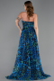 Abendkleid Lang Sächsischblau ABU6259