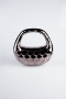 Abendtasche Metall Schwarz MN903