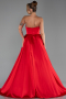 Abendkleid Lang Satin Rot ABU6293