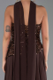 Abendkleid Lang Chiffon Braun ABU5486