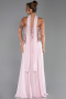 Abendkleid Lang Chiffon Puder ABU5486