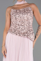 Abendkleid Lang Chiffon Puder ABU5486