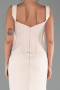 Abendkleid Lang Beige ABU6225