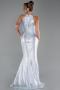 Abendkleid Lang Eisblau ABU6295