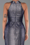 Abendkleid Lang Marineblau ABU6295