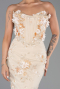 Abendkleid Lang Beige ABU6299