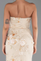 Abendkleid Lang Beige ABU6299
