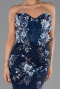 Abendkleid Lang Marineblau ABU6299
