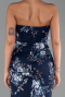 Abendkleid Lang Marineblau ABU6299