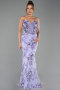 Abendkleid Lang Lila ABU6299