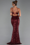 Abschlusskleid Lang Weinrot ABU5980