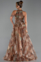 Abendkleid Lang Khaki ABU6294