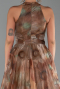 Abendkleid Lang Khaki ABU6294