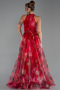 Abendkleid Lang Fuchsie ABU6294
