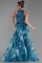 Abendkleid Lang Petrolgrün ABU6294