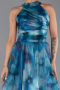 Abendkleid Lang Petrolgrün ABU6294