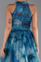 Abendkleid Lang Petrolgrün ABU6294