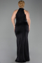 Abendkleid in Übergröße Lang Schwarz ABU6311