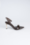 Stiletto Haut Braun AB2109