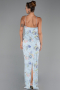 Abendkleid Lang Eisblau ABU6314