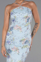 Abendkleid Lang Eisblau ABU6314