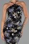 Abendkleid Lang Schwarz ABU6314