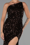 Abendkleid Lang Schuppig Braun ABU6316