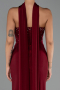 Abschlusskleid Lang Weinrot ABU5564