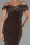 Partykleid Midi Braun ABK2658