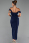 Partykleid Midi Marineblau ABK2658