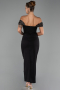 Partykleid Midi Schwarz ABK2658