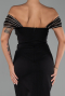 Partykleid Midi Schwarz ABK2658