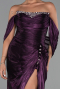 Abendkleid Lang Chiffon Violette ABU6306