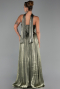 Abendkleid Lang Chiffon Khaki ABU6322