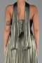 Abendkleid Lang Chiffon Khaki ABU6322