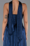 Abendkleid Lang Chiffon Marineblau ABU6322