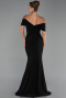 Abendkleid Lang Schwarz ABU6324