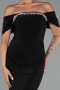 Abendkleid Lang Schwarz ABU6324