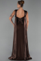 Abendkleid Lang Braun ABU6326