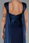 Abendkleid Lang Marineblau ABU6326