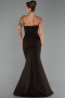 Abendkleid Lang Braun ABU6327