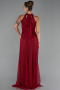 Abendkleid Lang Spitze Weinrot ABU6313