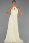 Abendkleid Lang Spitze Gelb ABU6313