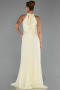 Abendkleid Lang Spitze Gelb ABU6313