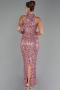 Puder Abendkleid Lang ABK2474