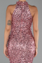 Puder Abendkleid Lang ABK2474