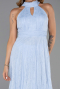 Abendkleid Lang Spitze Eisblau ABU6313